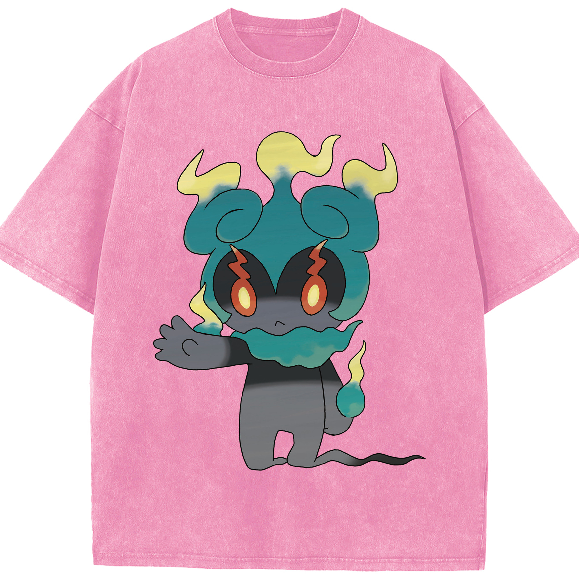 （画像用） ポケットモンスター Pokémon 綿100% ヴィンテージ風 半袖Tシャツ（フロントプリント）